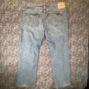 VTG True Religion Bobby Big QT Jeans Men’s 44 Blue Medium Wash Denim Y2K USA